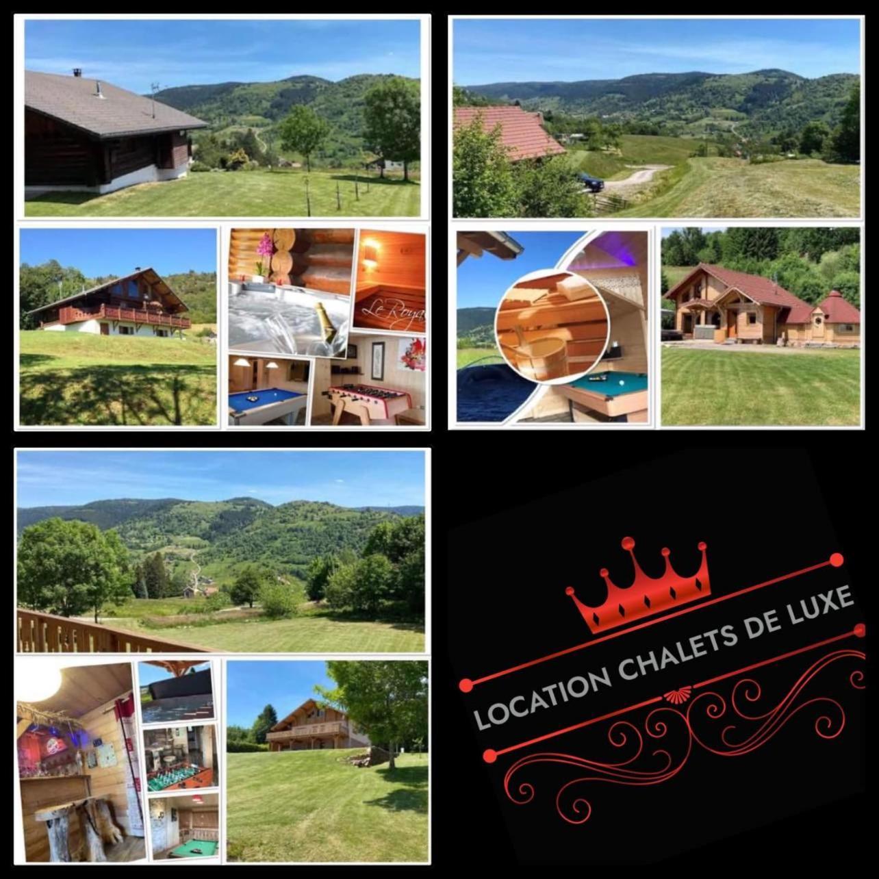 Chalet Spa Le Royal Nathalie Mn La Rouge La Bresse Dış mekan fotoğraf
